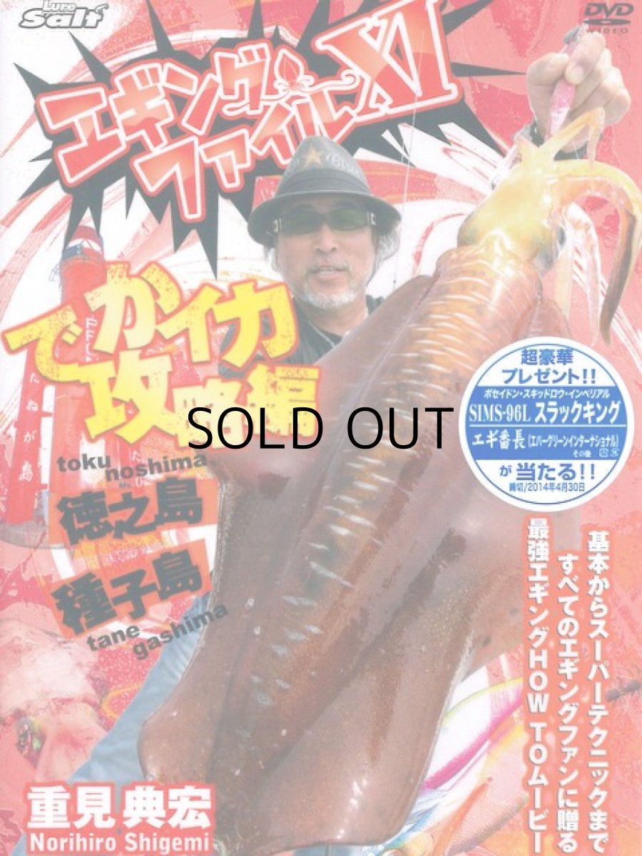 画像1: 【SALE】[DVD]内外出版社 重見典宏 エギングファイルXI でかイカ攻略編【ネコポス配送可】 (1)