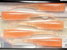 画像2: デュオ ビーチウォーカーハウルフィッシュ4インチ：S012 クリアオレンジラメ【ネコポス配送可】 (2)