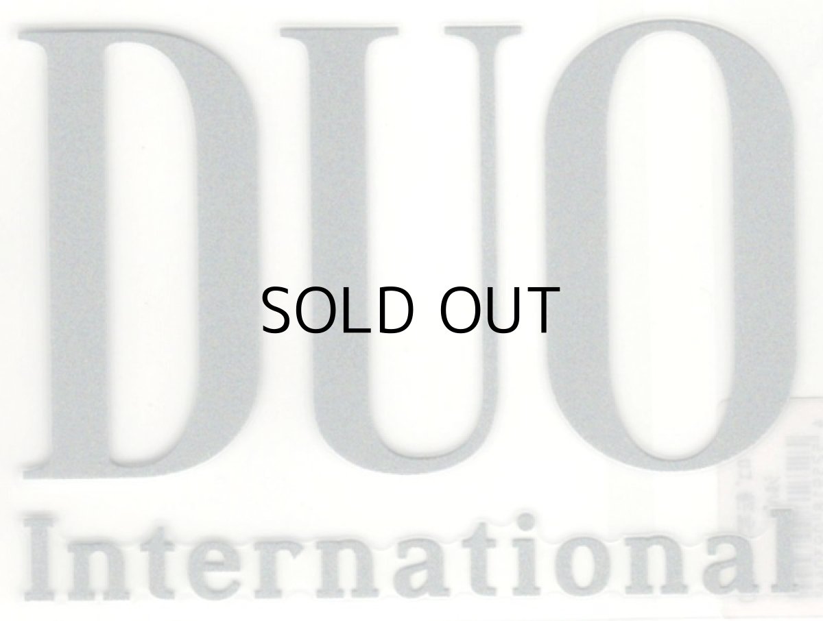 画像1: デュオ DUOロゴ転写シール（大）：シルバー【ネコポス配送可】 (1)