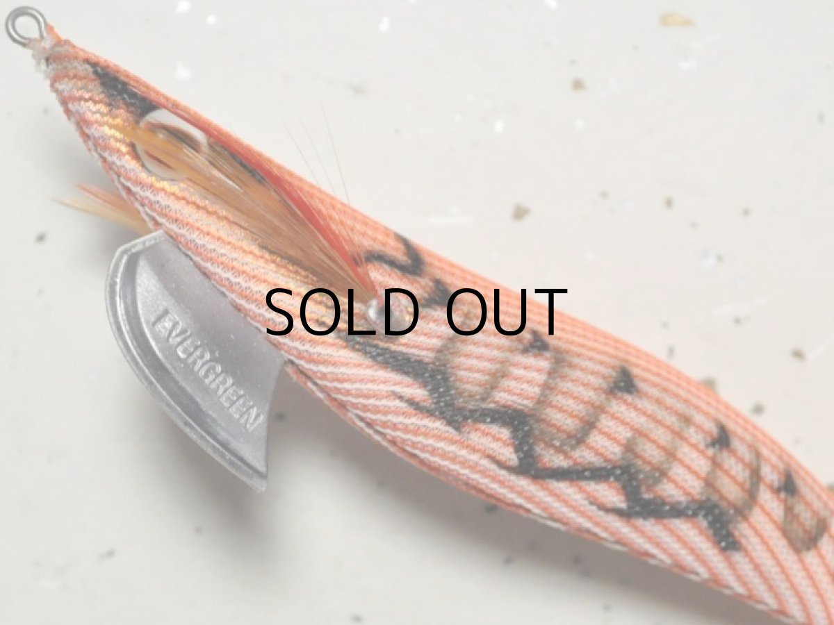 画像3: エバーグリーン エギ番長3.5号：＃0203R オレンジ・エギ・赤【ネコポス配送可】 (3)