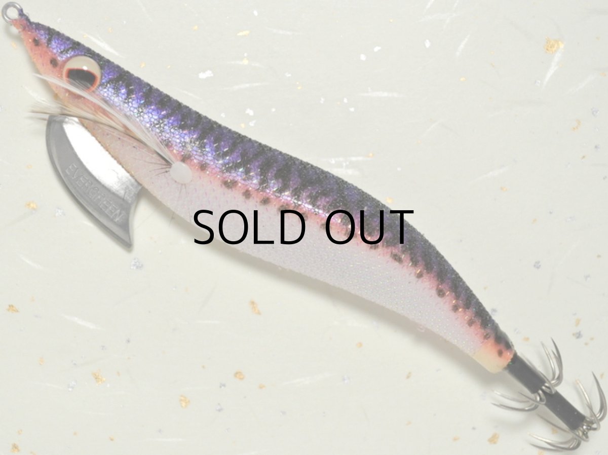 画像1: エバーグリーン エギ番長3.5号D:#UV0504UV パープル・サバ・UV【ネコポス配送可】 (1)