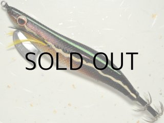 エバーグリーン エギ番長3.5号D：＃0402G オリーブ・スギ・金