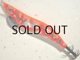 エバーグリーン エギ番長3.5号XD：＃UV0207G オレンジ・エビ・金