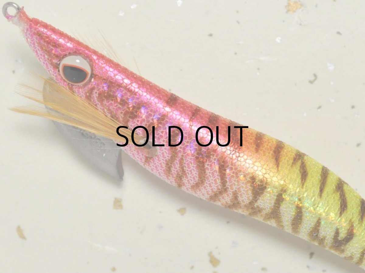 画像2: エバーグリーン エギ番長3.0号：＃0121HC ピンク・タイガー・ホロコンビ【ネコポス配送可】 (2)