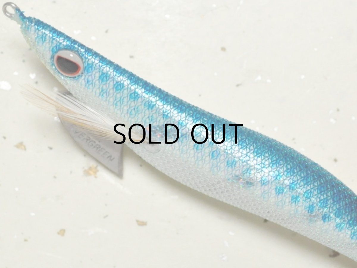 画像2: エバーグリーン エギ番長3.5号：＃0905HS ブルー・グロー・ホロ銀【ネコポス配送可】 (2)