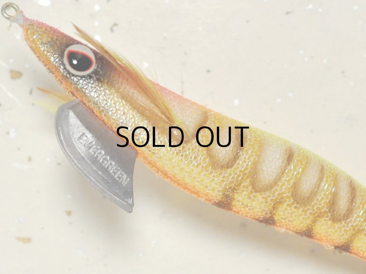画像3: エバーグリーン エギ番長3.5号：＃0803CLY 青夜光エビ・透明黄【ネコポス配送可】 (3)