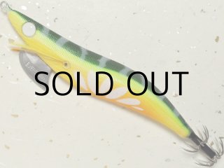 エバーグリーン エギ番長3.5号：＃0401G オリーブ・アジ・金【ネコポス