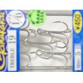がまかつ トレブル19 銀：＃1/0 バーブレス（5本入り）【BY-L】■ネコポス対象外■