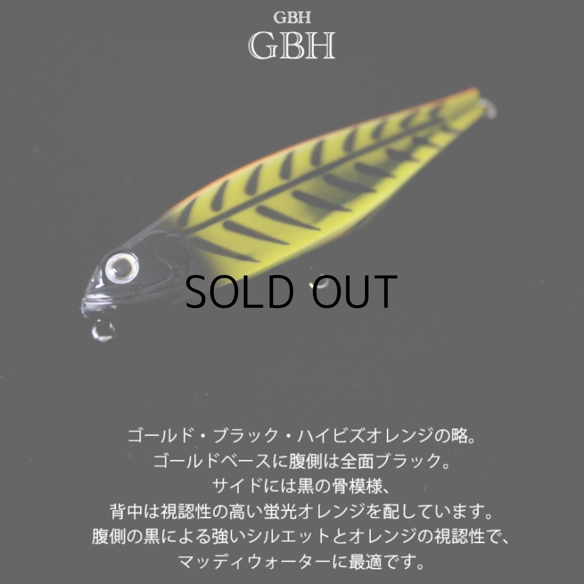 画像2: ジップベイツ アイロニー Type-M：462 GBH【ネコポス配送可】 (2)