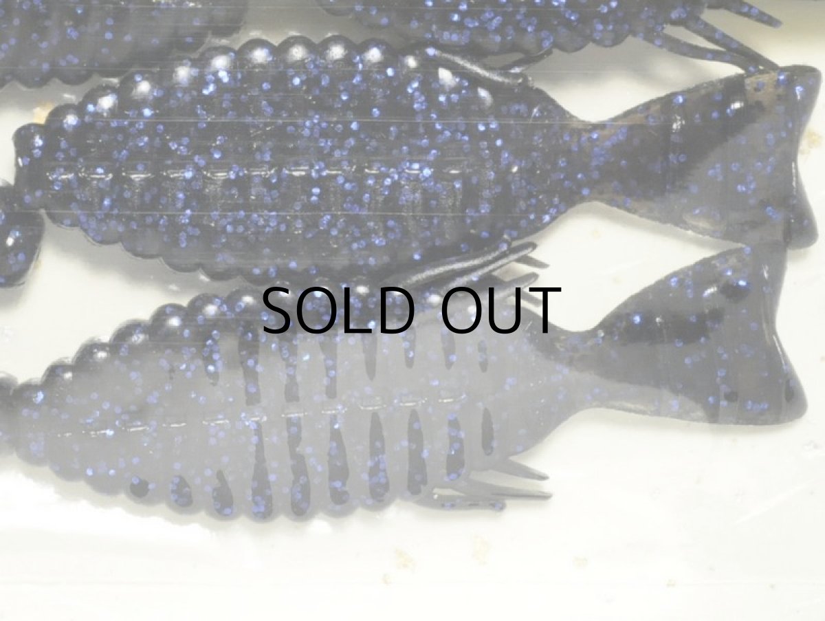 画像2: deps デプス ブルフラット3インチ：＃007 ブラック/ブルーフレーク【ネコポス配送可】 (2)