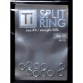 がまかつ 80720-4-0 Tiスプリットリング：＃4（10個入）【ネコポス配送可】