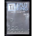 がまかつ 80720-5-0 Tiスプリットリング：＃5（10個入）【ネコポス配送可】