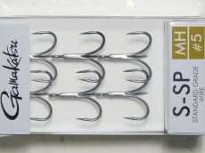 画像1: がまかつ 68959 スタンダードトレブルS-SP MH（HPS）：＃5（6本入り）■ネコポス対象外■ (1)