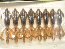 画像2: ケイテック クレイジーフラッパー2.8”：＃520T グリーンパンプキンオレンジゴールド（チニングスペシャルカラー）【ネコポス配送可】 (2)