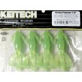 ケイテック クレイジーフラッパー2.8”：＃026S Clear Chartreuse Glow【ネコポス配送可】