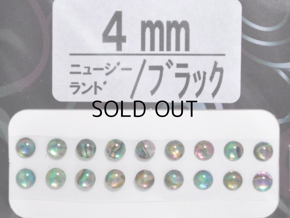 画像1: あわび本舗 あわび目玉 4mm：ニュージーランド/ブラック【ネコポス配送可】 (1)