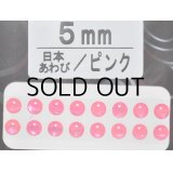 あわび本舗 あわび目玉 5mm：日本あわび/ピンク【ネコポス配送可】