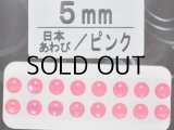 あわび本舗 あわび目玉 5mm：日本あわび/ピンク【ネコポス配送可】