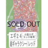 あわび本舗 アワビシート小型エギ・スッテ専用：エギ24 超ギャラクシー/レッド【ネコポス配送可】