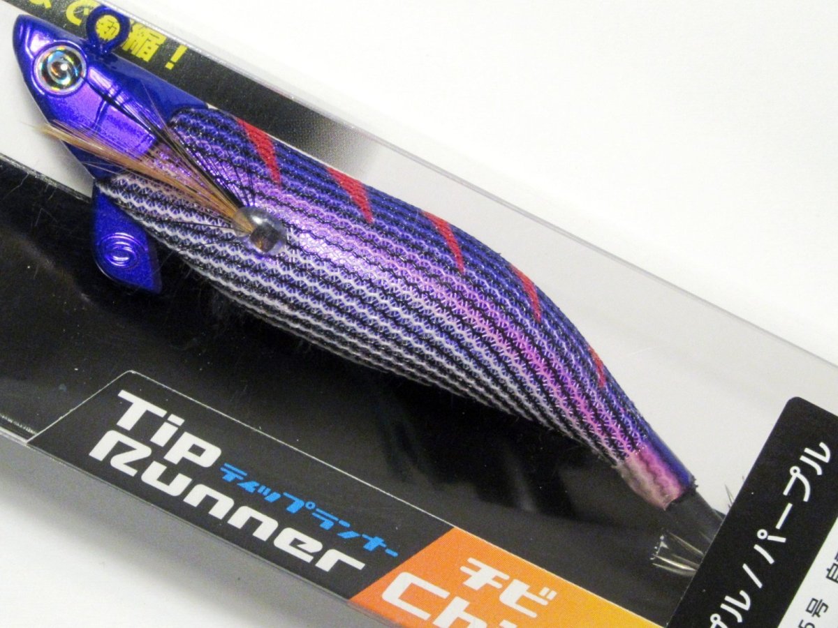 画像1: クレイジーオーシャン ティップランナーチビ 2.5号：＃03 パープル/パープル【ネコポス配送可】 (1)