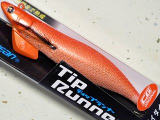 クレイジーオーシャン ティップランナーチビ 2.5号：＃CG02 赤ダイダイ