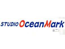 赤と青の文字部分以外は台紙裏の目盛と商品ラベルが透けているものです。