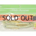 フィッシュアロー フラッシュJシャッド 5”SW：＃118 グローチャート/ゴールド【ネコポス配送可】