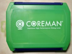 画像1: コアマン ダブルオープンルアーケース：＃003 グリーン■ネコポス対象外■ (1)