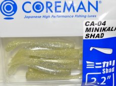 画像1: コアマン CA-04 ミニカリシャッド：＃034 チアユ【ネコポス配送可】 (1)
