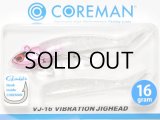 コアマン VJ-16 バイブレーションジグヘッド：＃064 ピンクヘッド/ケイムラパール【ネコポス配送可】