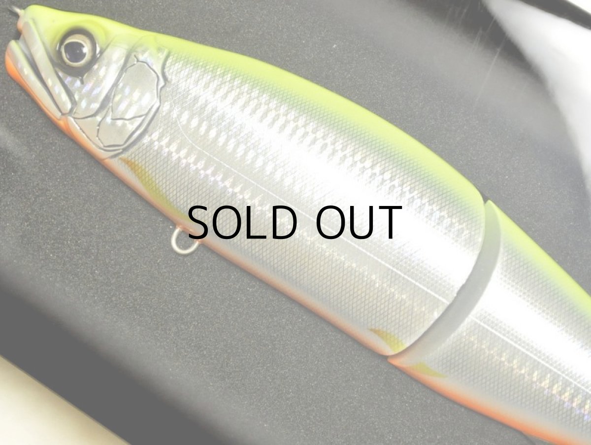 画像2: ガンクラフト X AIMS 鮎邪ジョインテッドクロー303 尺-ONE SALT CUSTOM Type-SF：＃AS-10 チャート＆オレンジ■ネコポス対象外■ (2)