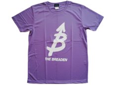 画像1: 【SALE】ブリーデン クールTシャツ（BREADEN）：パープル L（半袖）■ネコポス対象外■ (1)