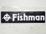 フィッシュマン Fishman アイコン ステッカー 黒 ST-201602【ネコポス配送可】