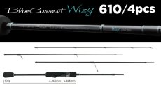 画像1: [ロッド]ヤマガブランクス ブルーカレントウィジー Wizy 610/4pcs■ネコポス対象外■ (1)