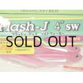 フィッシュアロー フラッシュJ 4”SW：＃135 ルミノーバピンク/シルバー【ネコポス配送可】