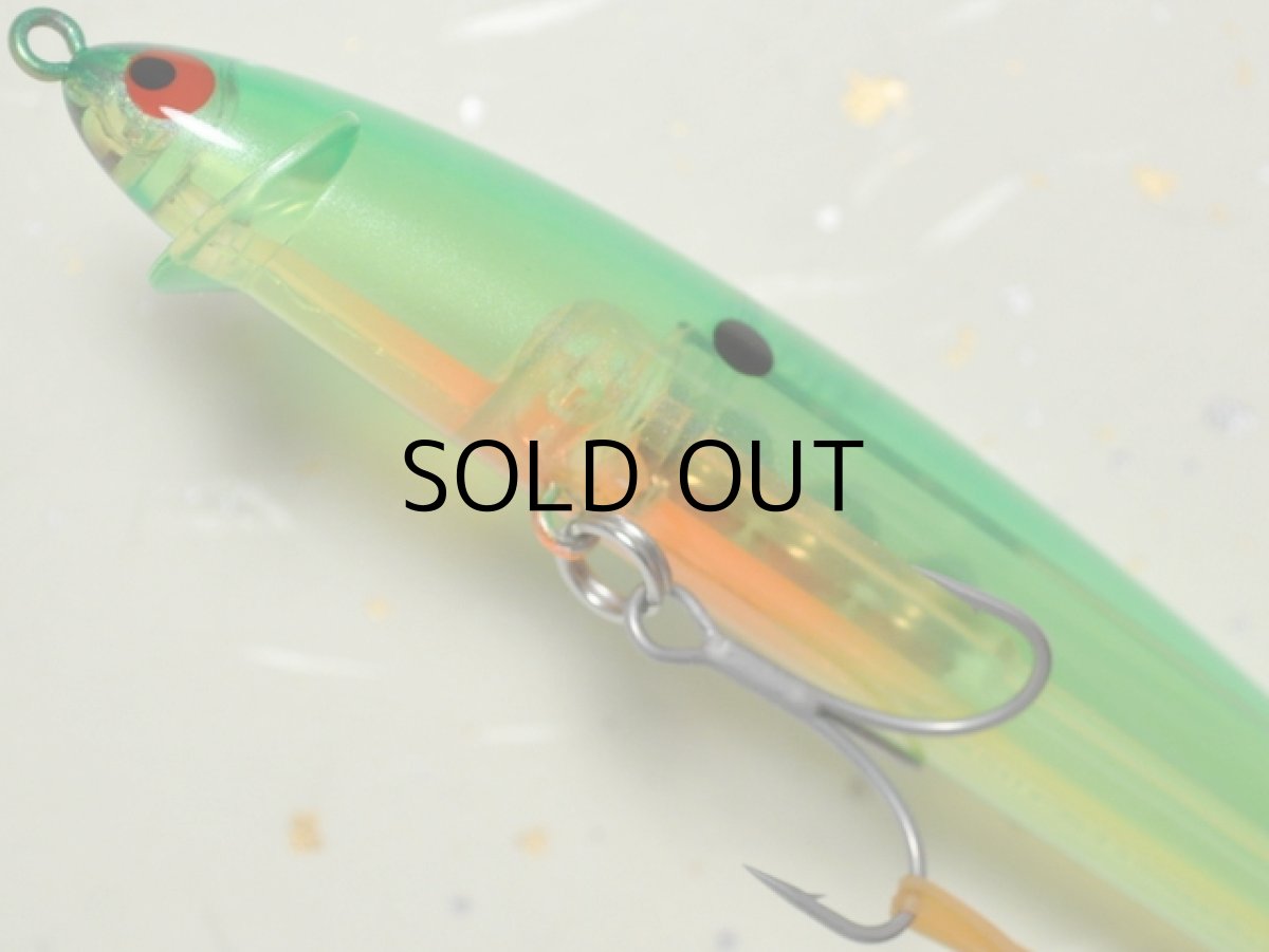 画像3: ポジドライブガレージ フリルドスイマー115：＃12 GLCS（ゴーストライムチャートシャッド）【ネコポス配送可】 (3)