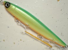画像1: スカジットデザインズ スライドベイトヘビーワン120mm 28g：チャートオレンジ_クリア■ネコポス対象外■ (1)