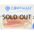 コアマン アルカリシャッド75mm：＃057 アカキン【ネコポス配送可】