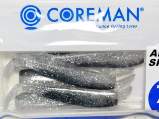 コアマン アルカリシャッド75mm：＃061 クロキン【ネコポス配送可】の