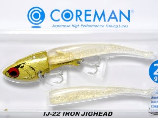 コアマン コアマン IJ-22 アイアンジグヘッド：＃049 SH/ハク【ネコポス