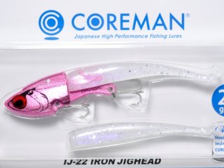 コアマン IJ-22 アイアンジグヘッド：＃002 SH/マイワシ【ネコポス配送