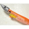 画像2: ジークラック シー・カウボーイ3.5号 +25g：＃007R オレンジ/クリアレッド（ラトル サウンド採用）【ネコポス配送可】 (2)