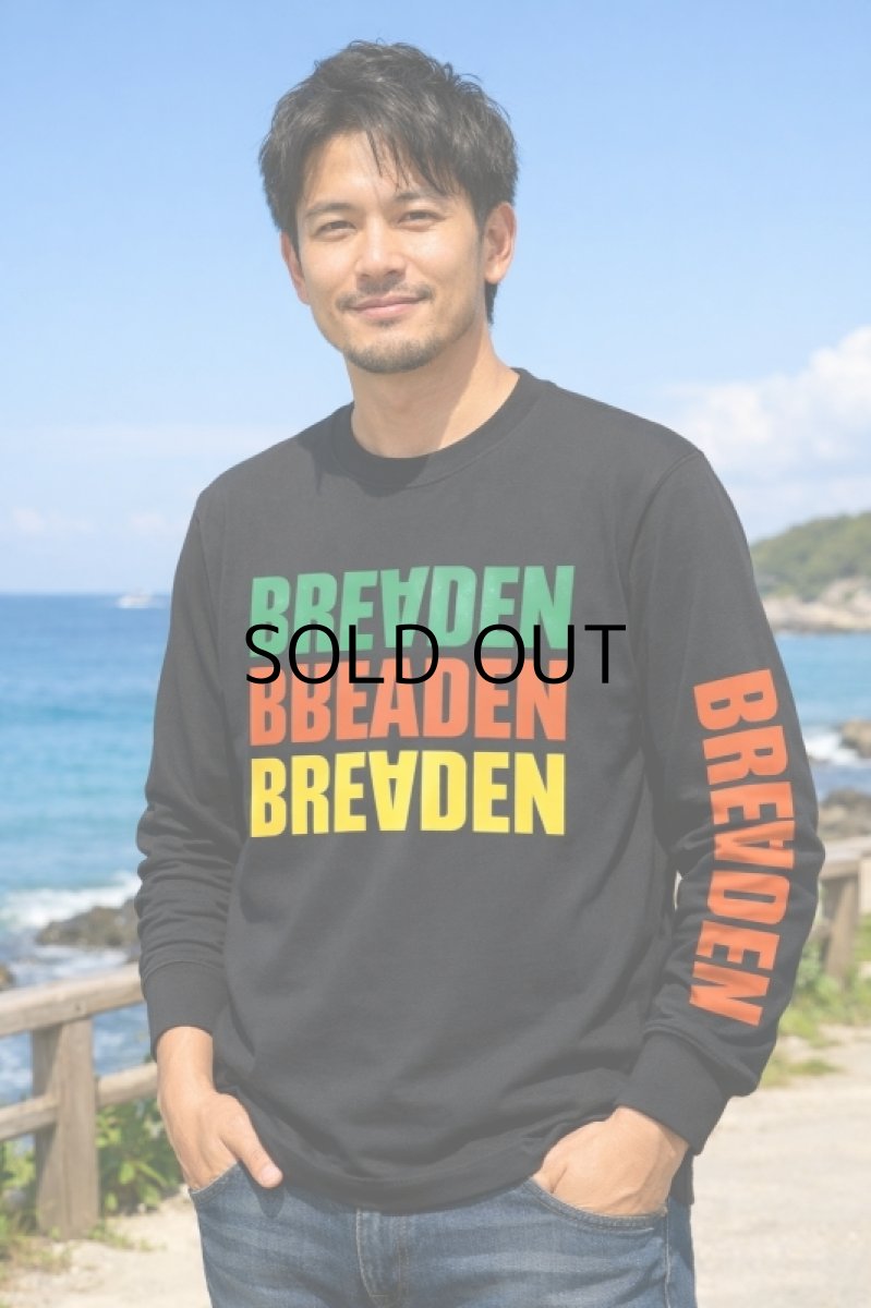 画像2: 【SALE】ブリーデン ロングスリーブTシャツ ブラック：M（長袖）■ネコポス対象外■ (2)