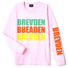 画像1: 【SALE】ブリーデン ロングスリーブTシャツ ピンク：XS（長袖）■ネコポス対象外■ (1)