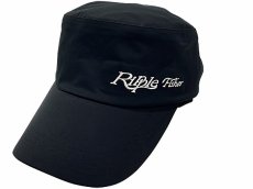 画像1: リップルフィッシャー RF ワークキャップ：ブラック■ネコポス対象外■ (1)