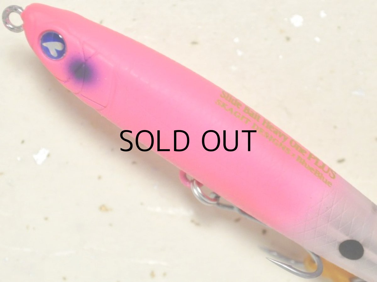 画像2: ブルーブルー×スカジットデザインズ スライドベイトヘビーワンプラス：＃11 マットピンククリア【ネコポス配送可】 (2)