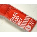 ガイア ロッドベルト Lサイズ（2本入）：レッド【ネコポス配送可】