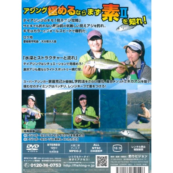 画像2: [DVD]釣りビジョン 家邊克巳の最強アジングの素II【ネコポス配送可】