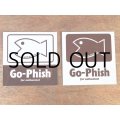 Go-Phish ゴーフィッシュ フィッシュステッカー2枚入り：ブラウン【ネコポス配送可】