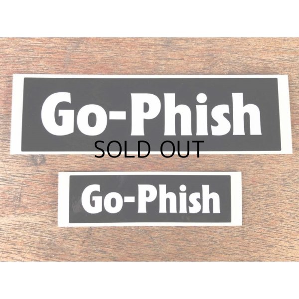 画像1: Go-Phish ゴーフィッシュ ロゴステッカーセット2枚入り【ネコポス配送可】